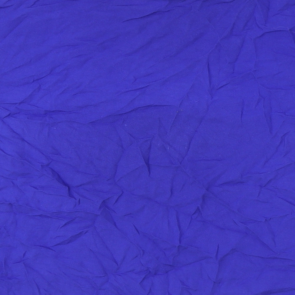 Atmosphere Womens Blue Viscose Basic T-Shirt Size 6 Boat Neck
