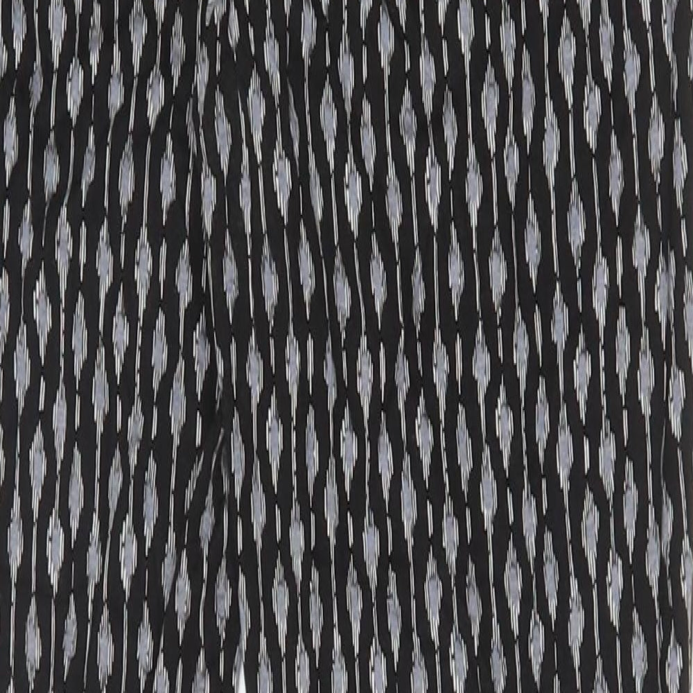 H&M Womens Black Geometric Viscose Jogger Leggings Size S