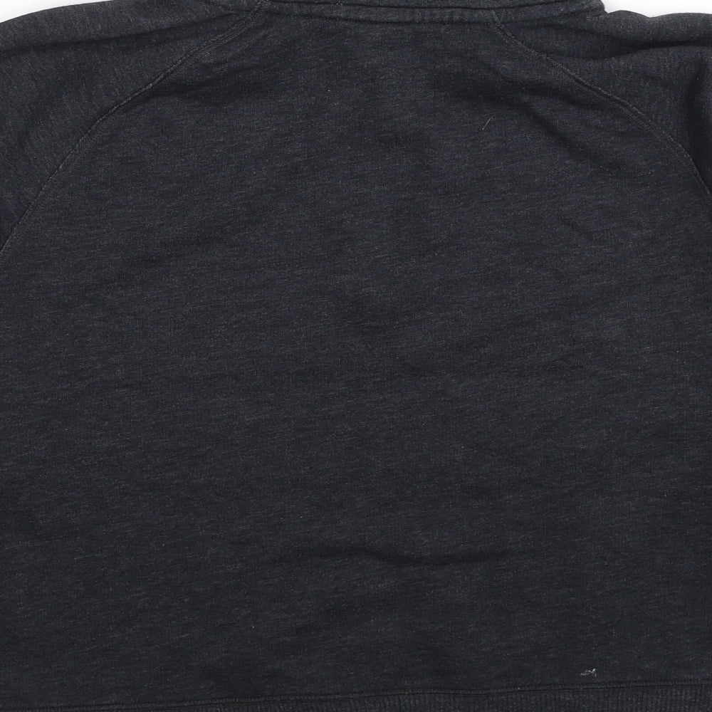 PINK Womens Grey Cotton Pullover Sweatshirt Size S Pullover