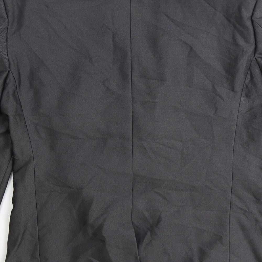 NEXT Mens Grey Polyester Jacket Suit Jacket Size 40 Regular