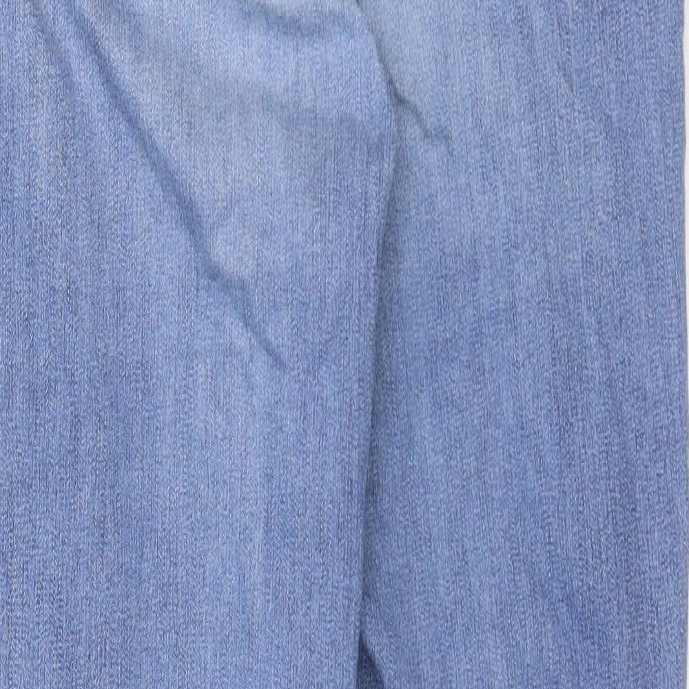 Preworn Womens Blue Cotton Jegging Jeans Size 28 in Regular Button