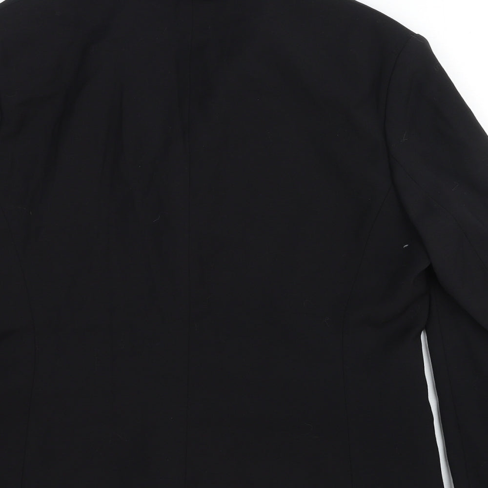 Country Road Womens Black Wool Jacket Suit Jacket Size 12