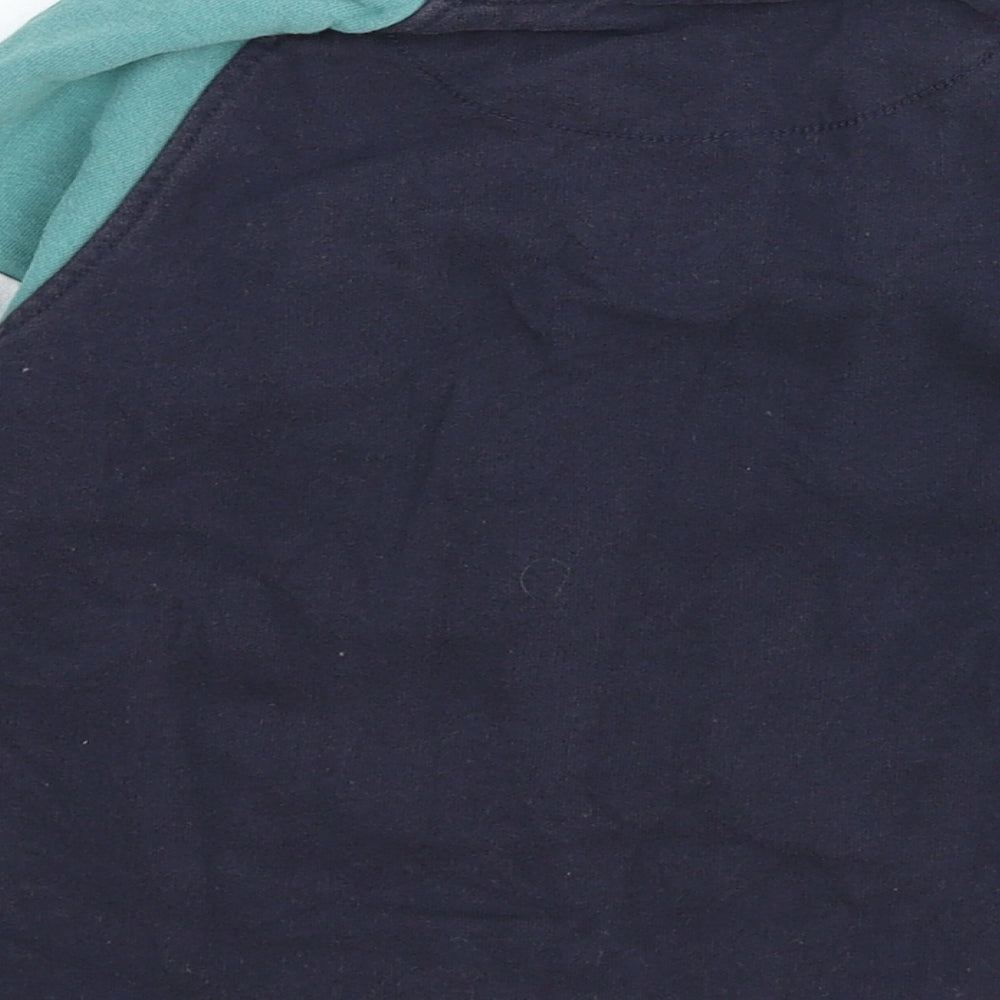 John Lewis Boys Multicoloured Colourblock Cotton Pullover Sweatshirt Size 6 Years Pullover