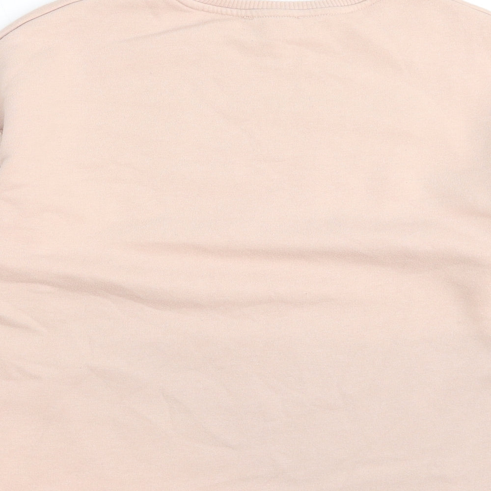 Papaya Womens Pink Cotton Pullover Sweatshirt Size S Pullover - Love