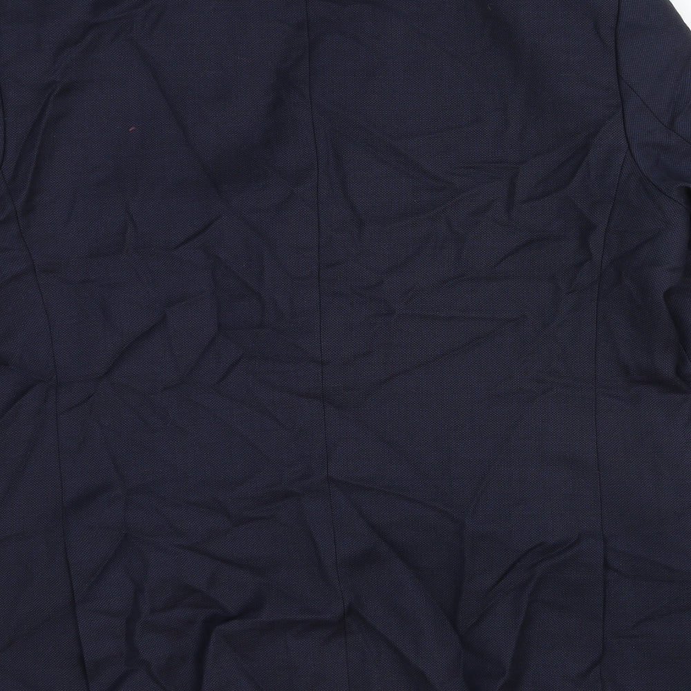 Marks & Spencer Mens Blue Wool Jacket Suit Jacket Size 2XL Regular