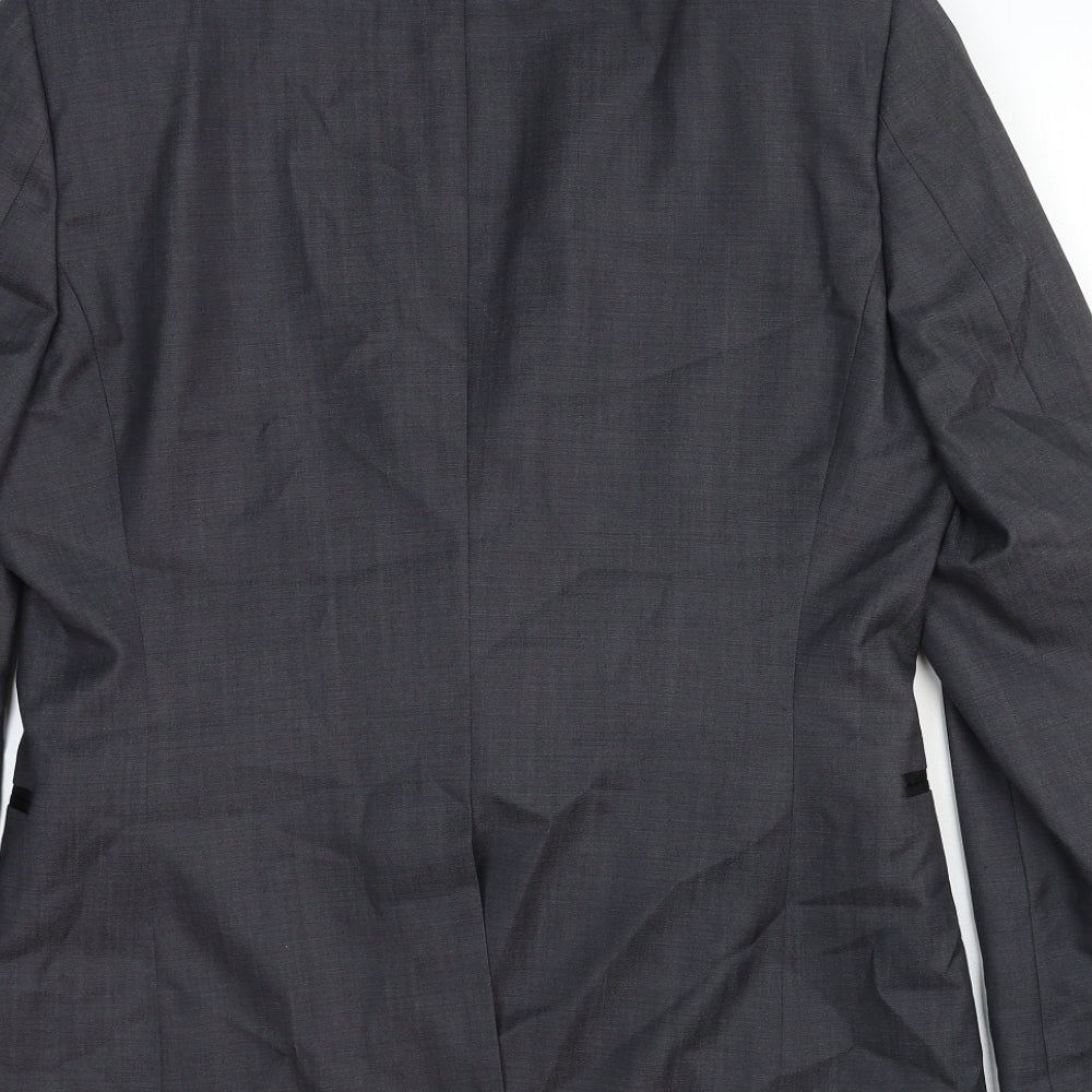 NEXT Mens Grey Wool Jacket Suit Jacket Size 40 Regular