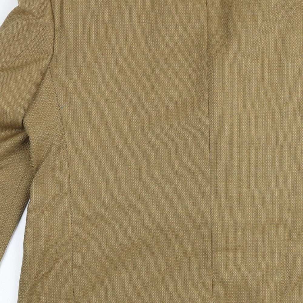 Skopes Mens Brown Polyester Jacket Suit Jacket Size 42 Regular