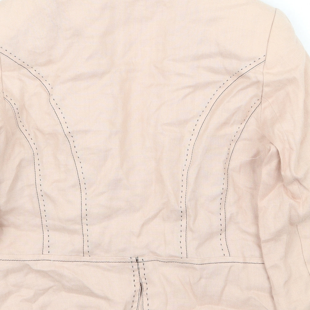 NEXT Womens Pink Jacket Size 10 Button