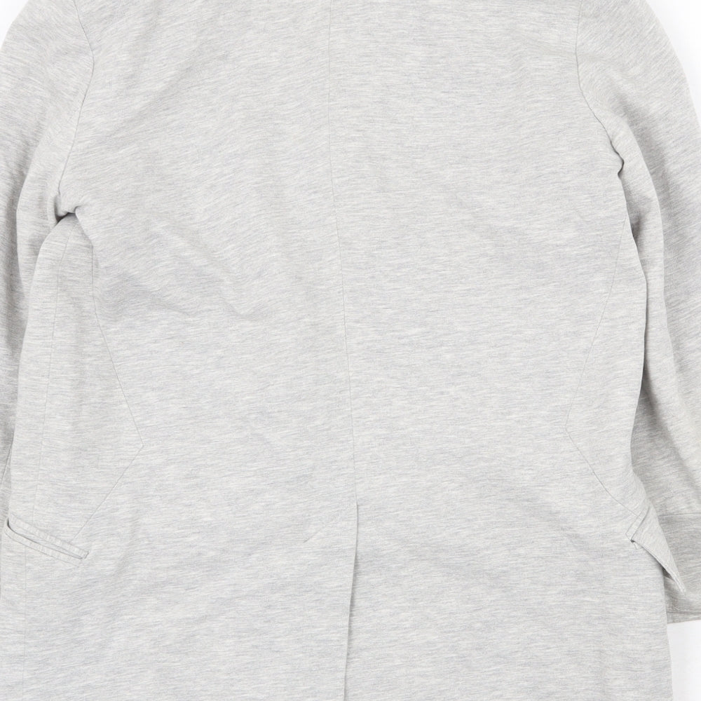 Topshop Womens Grey Jacket Size 10 Button