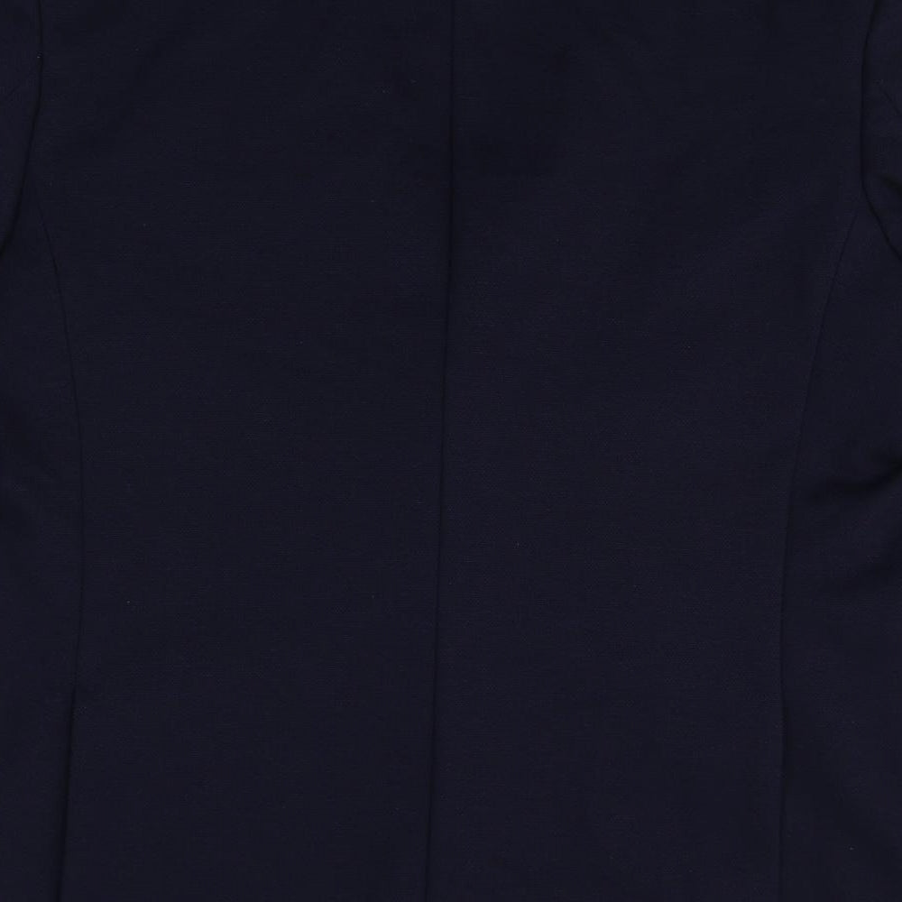 Marks & Spencer Mens Blue Polyamide Jacket Suit Jacket Size 42 Regular