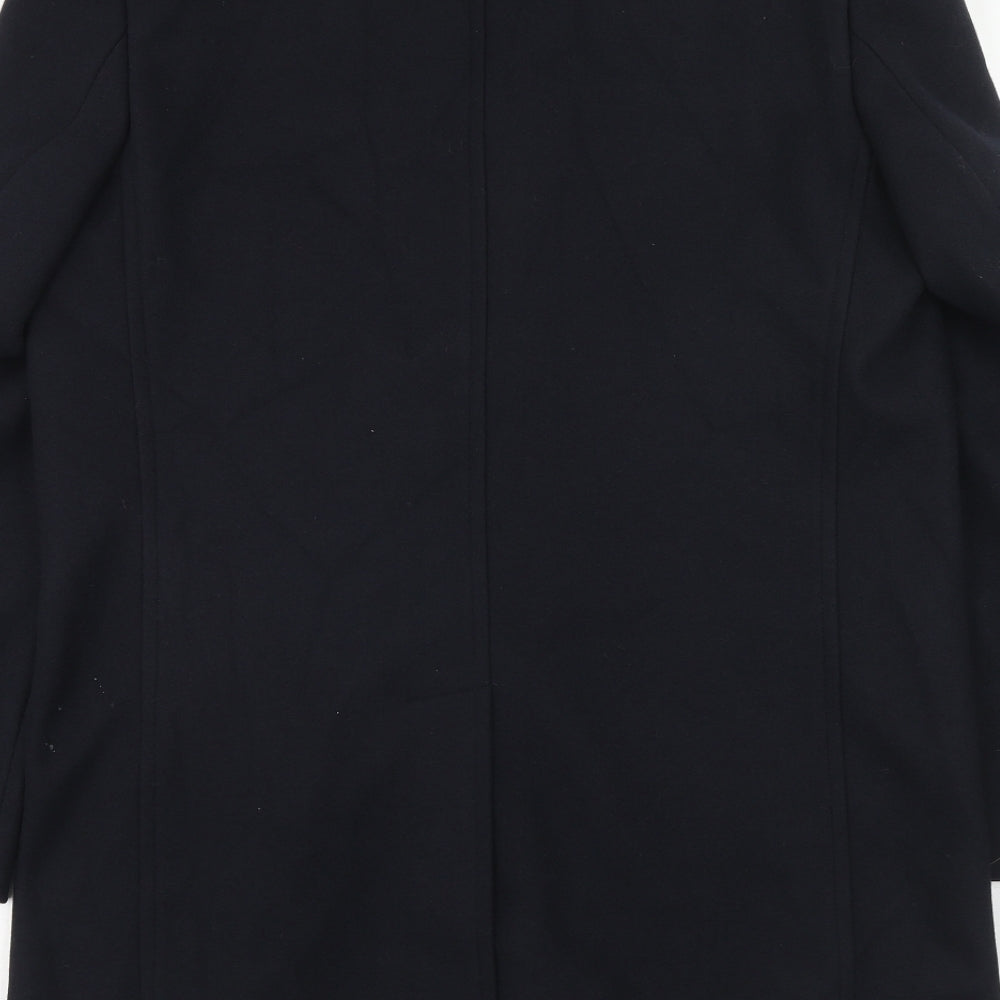 Marks & Spencer Womens Blue Polyester Jacket Blazer Size M Button