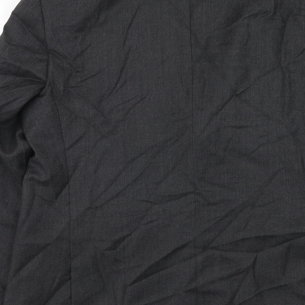 Marks & Spencer Mens Grey Wool Jacket Suit Jacket Size 44 Regular
