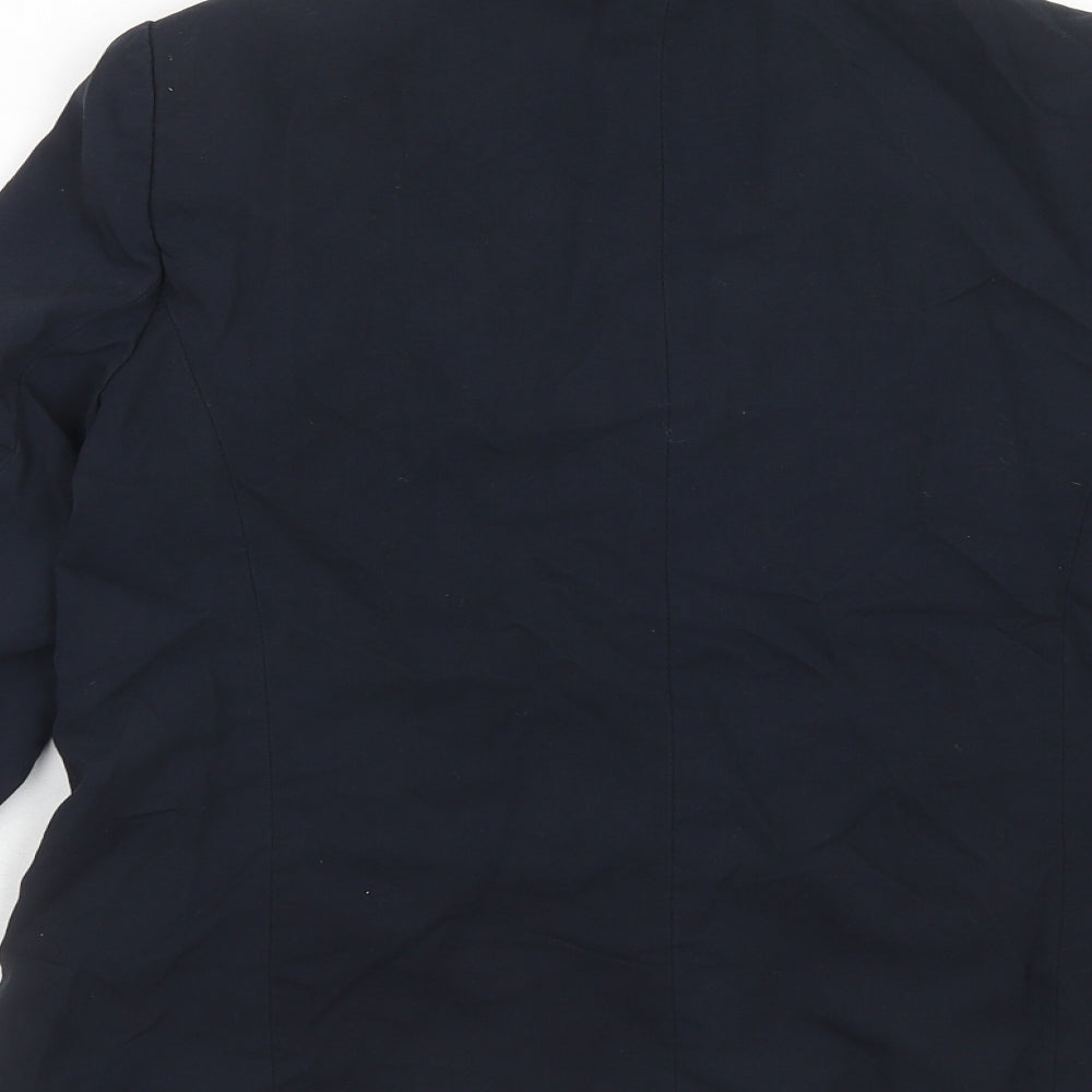 Topshop Womens Blue Jacket Blazer Size 8