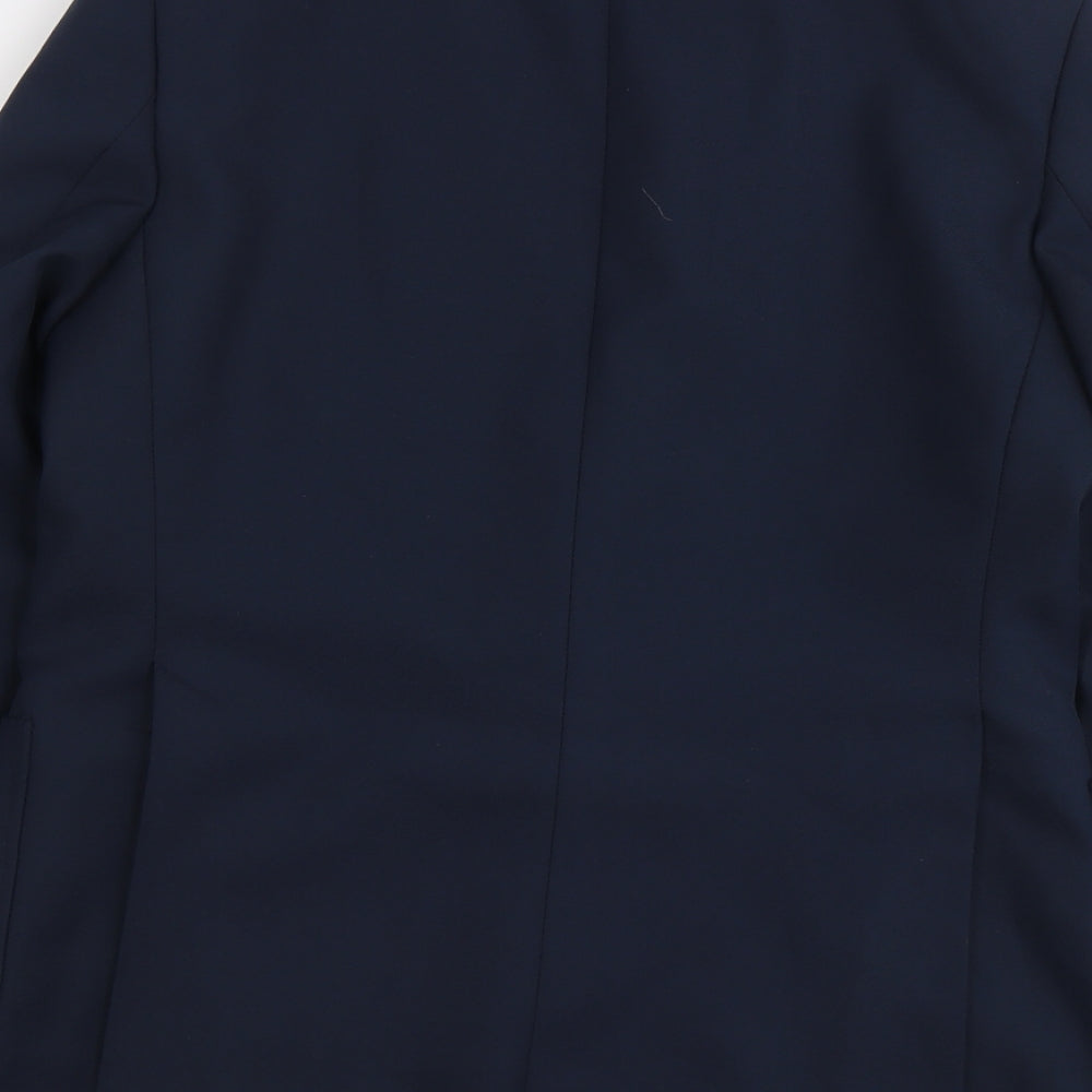Marks & Spencer Mens Blue Polyester Jacket Blazer Size L Regular