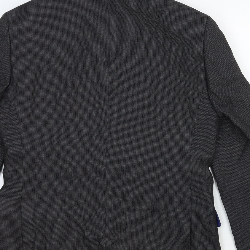 Marks & Spencer Mens Grey Wool Jacket Suit Jacket Size 38 Regular
