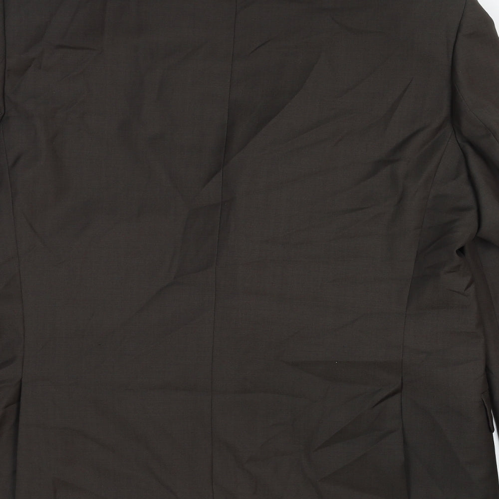Marks & Spencer Mens Grey Wool Jacket Suit Jacket Size 44 Regular