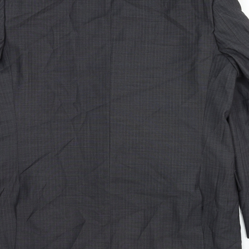 Marks & Spencer Mens Grey Wool Jacket Suit Jacket Size 42 Regular