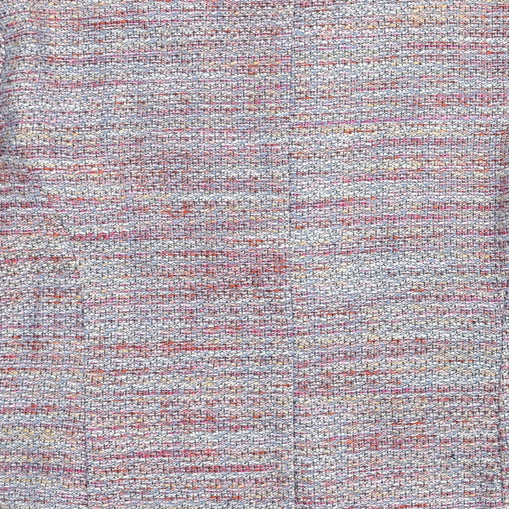Preworn Womens Multicoloured Jacket Blazer Size 16 Snap