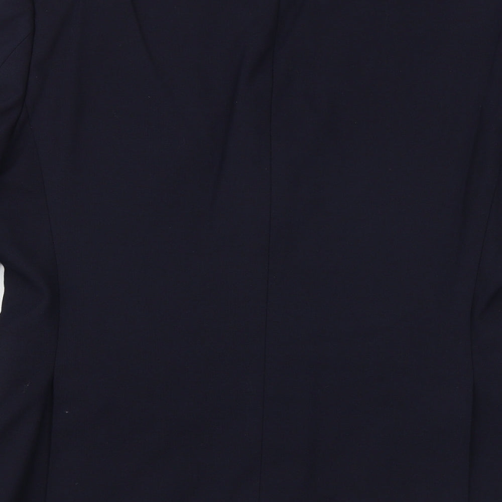 Marks & Spencer Mens Blue Wool Jacket Suit Jacket Size 40 Regular