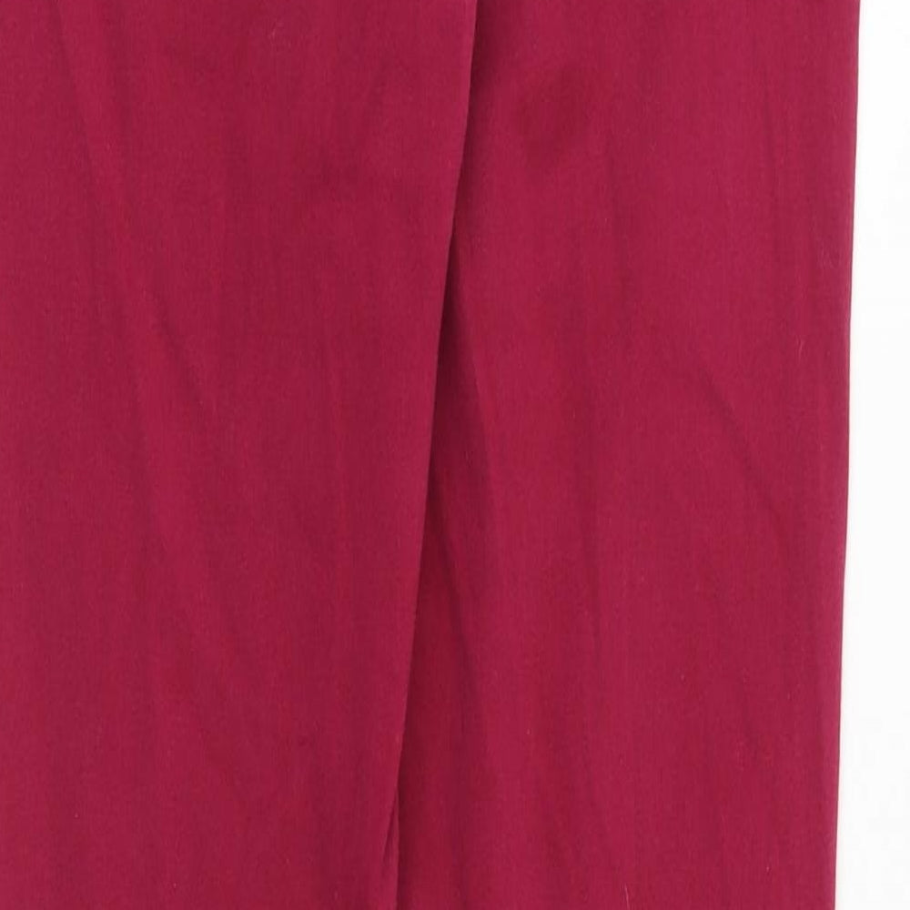 YES YES Womens Pink Cotton Skinny Jeans Size 8 Slim Zip