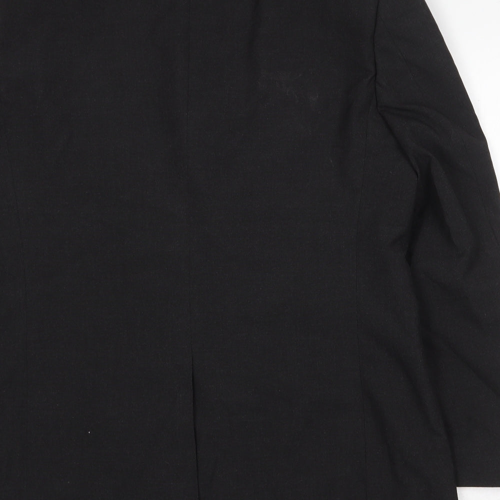 Marks & Spencer Mens Grey Polyester Jacket Suit Jacket Size 42 Regular