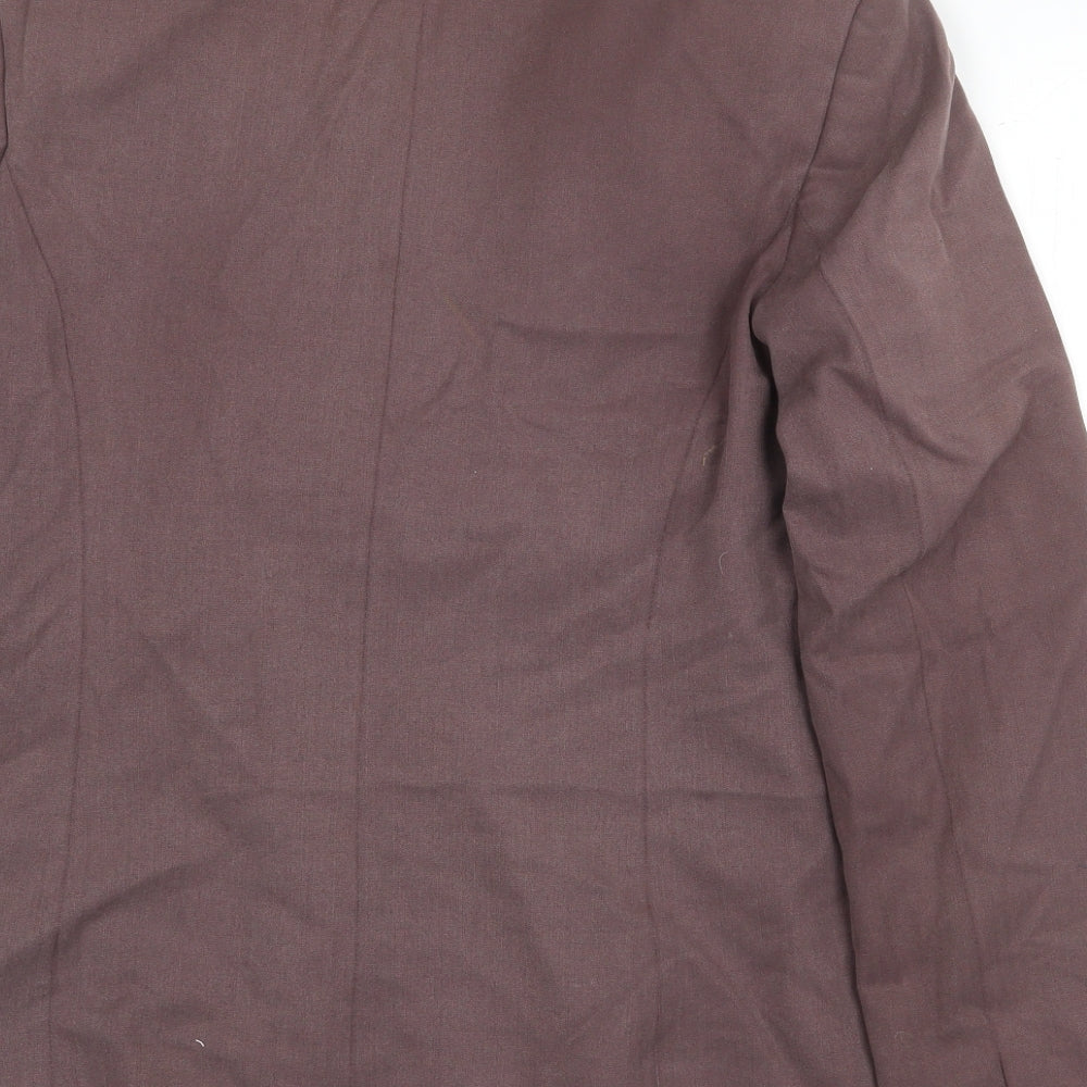 Debenhams Womens Purple Jacket Size 14 Button