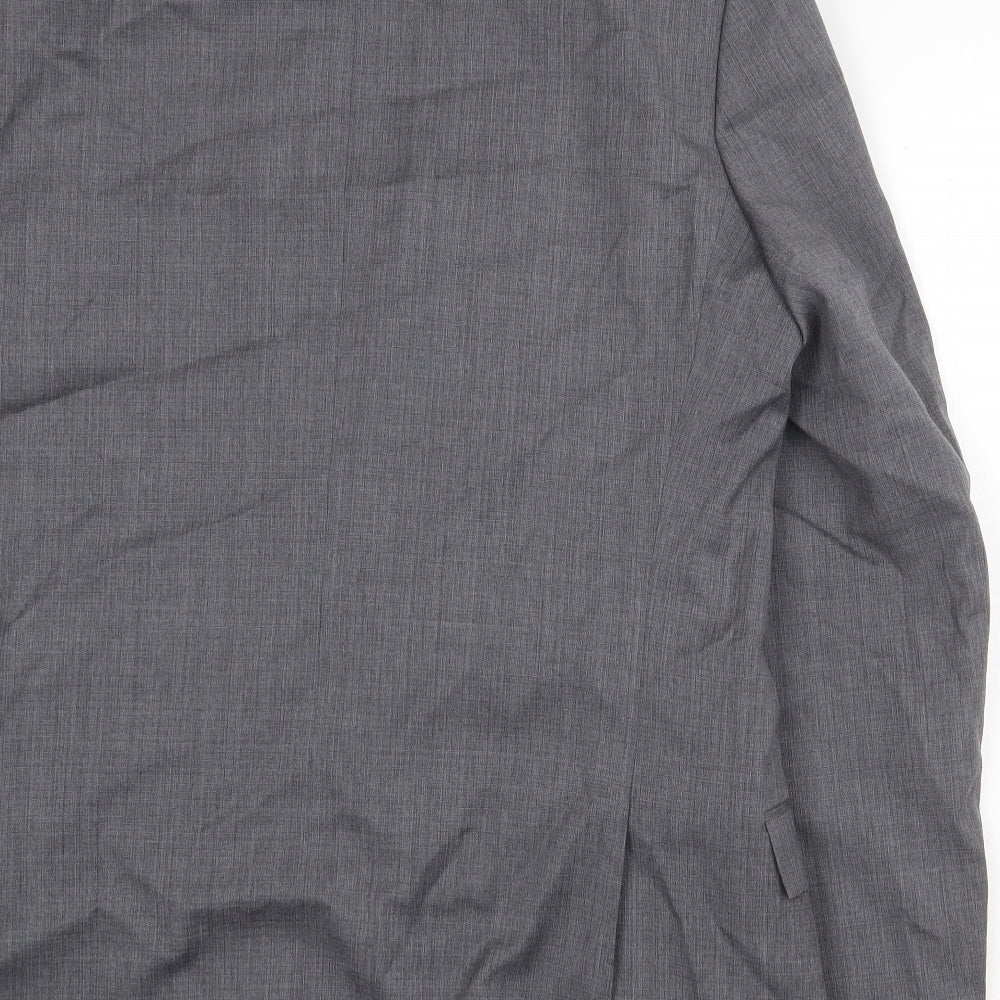 Marks & Spencer Mens Grey Wool Jacket Suit Jacket Size 42 Regular