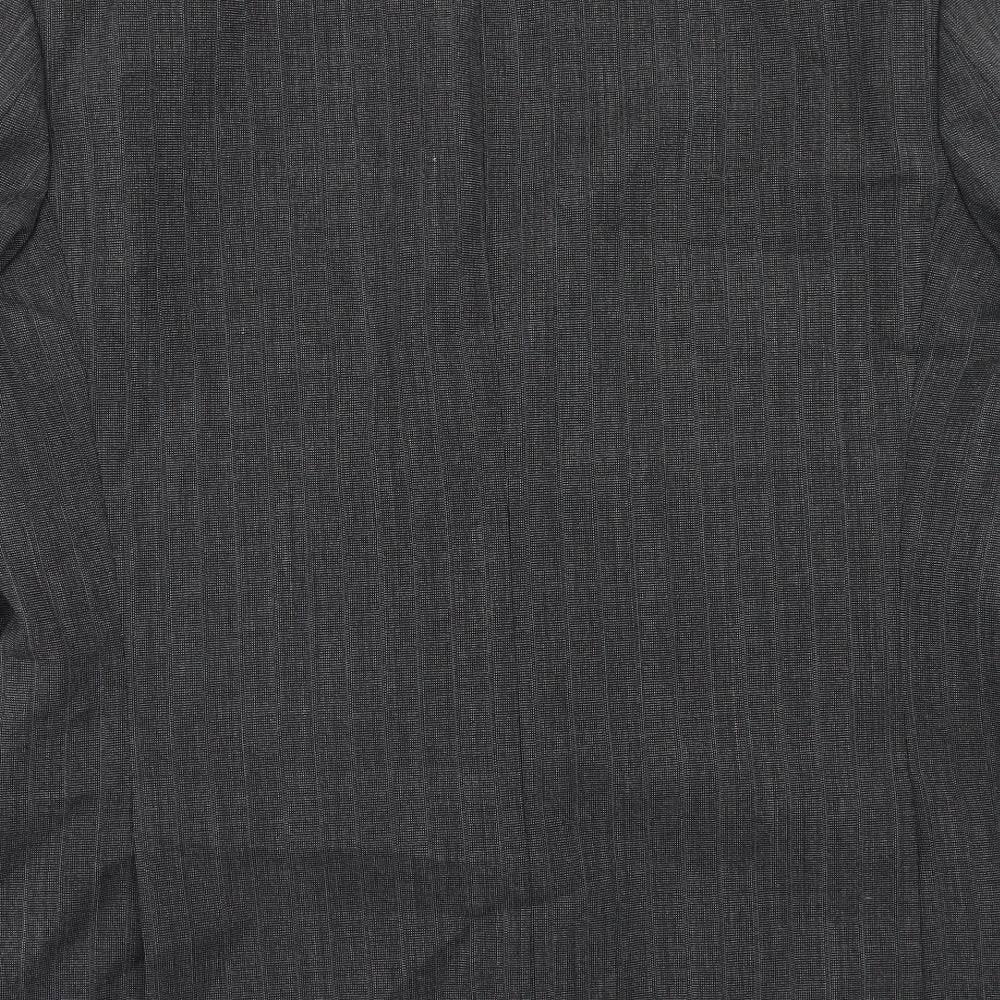 Marks & Spencer Mens Grey Polyester Jacket Suit Jacket Size 42 Regular