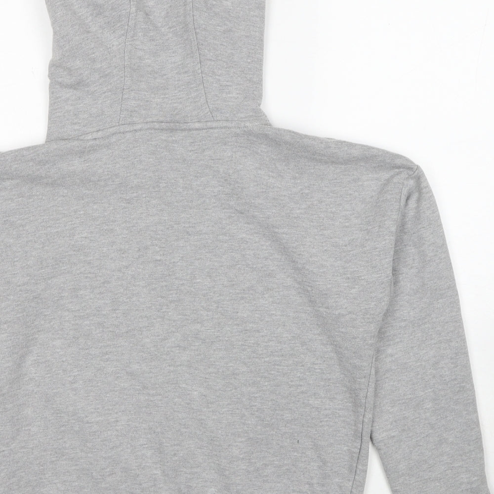USA Pro Womens Grey Polyester Pullover Hoodie Size 8 Pullover