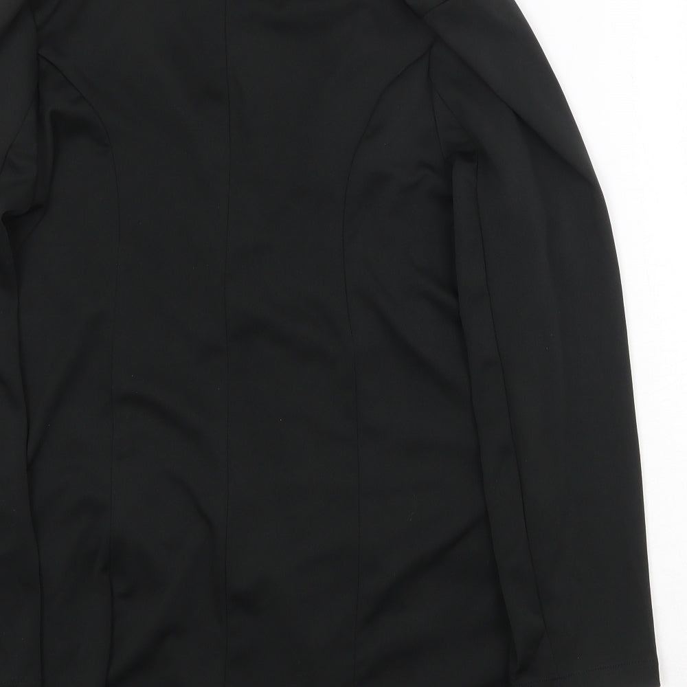 Preworn Womens Black Jacket Blazer Size S