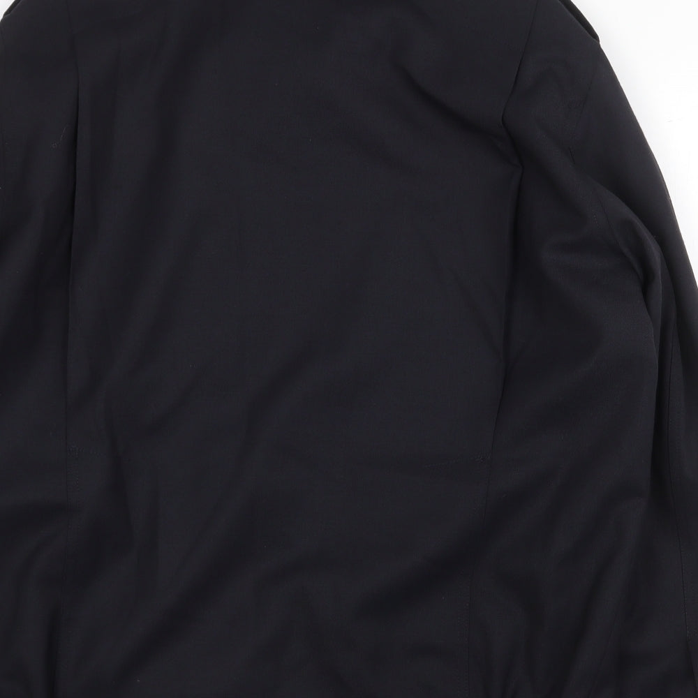Alexandra Womens Blue Jacket Size 14 Zip
