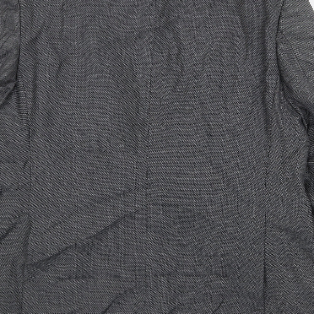 Marks & Spencer Mens Grey Wool Jacket Suit Jacket Size 44 Regular