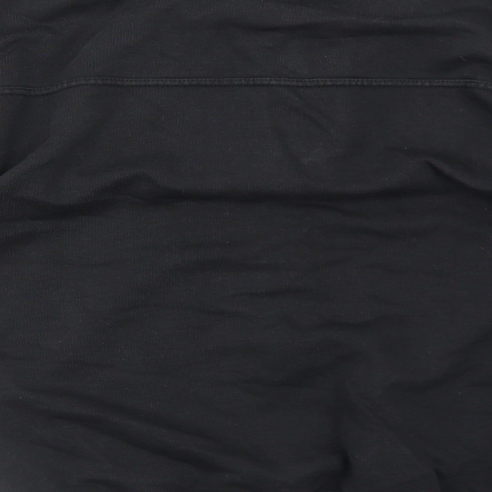 Hi-Tec Mens Black Cotton Pullover Sweatshirt Size S - Polo