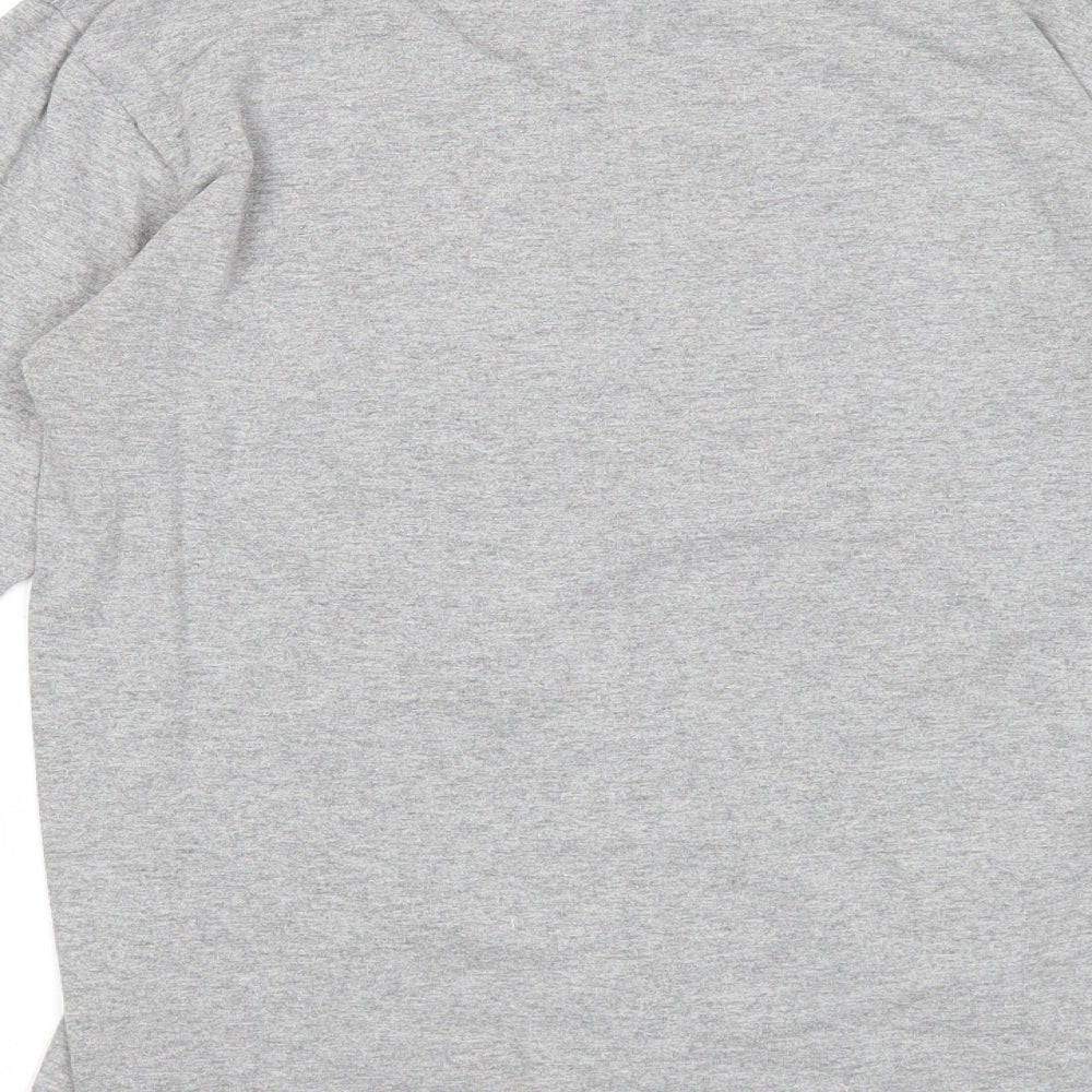 JERZEES Mens Grey Polyester Pullover Sweatshirt Size S - Trojans Volleyball