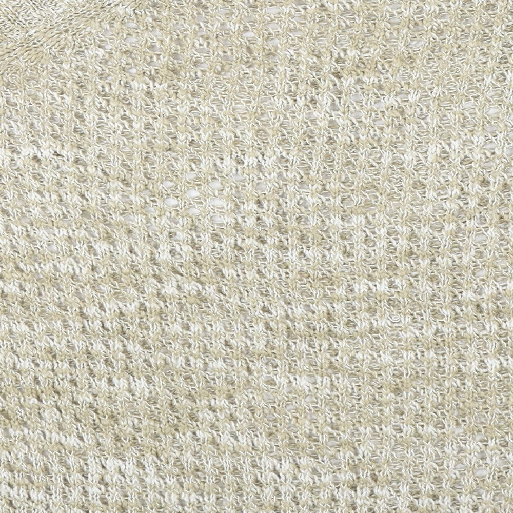 Topshop Womens Beige Round Neck Acrylic Pullover Jumper Size 10