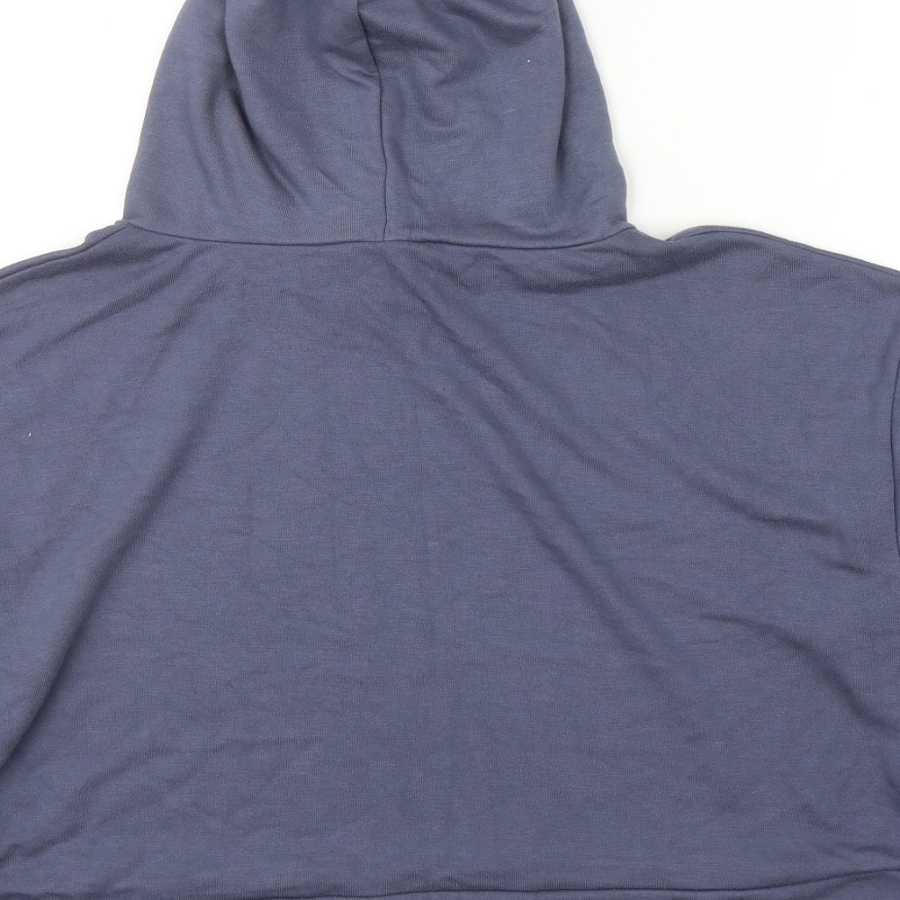Jeff&Co Womens Blue Polyester Pullover Hoodie Size 14 Pullover - Size 14-16