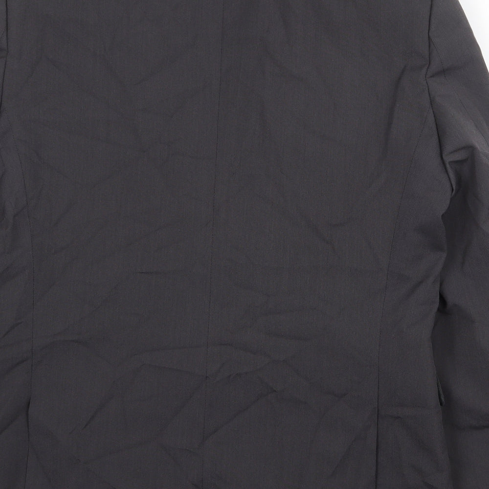 NEXT Mens Grey Polyester Jacket Suit Jacket Size 42 Regular