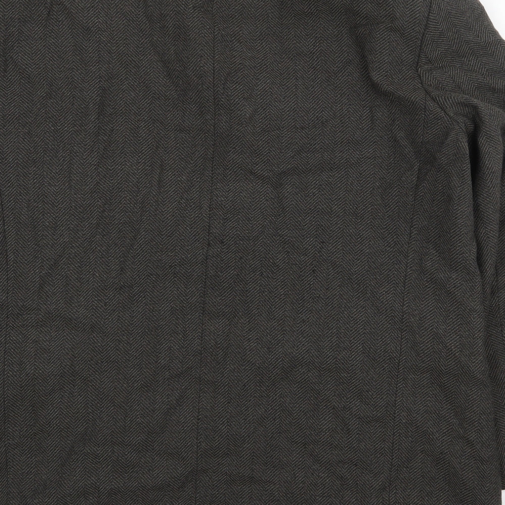 Marks and Spencer Mens Grey Wool Jacket Suit Jacket Size 46 Regular