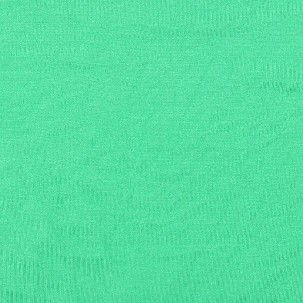 Marks & Spencer Womens Green V-Neck Viscose Pullover Jumper Size 22 Pullover