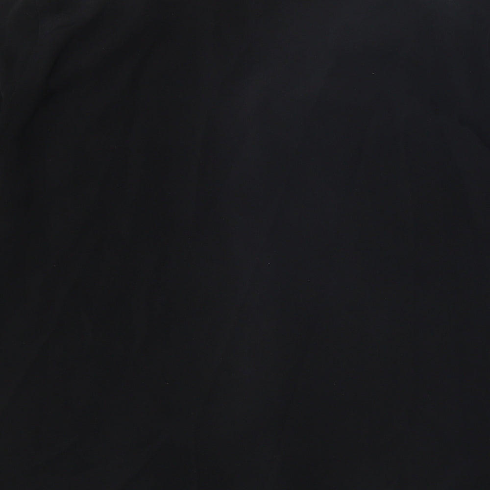 Sara Woman Womens Black Polyester Basic Button-Up Size 20 Collared