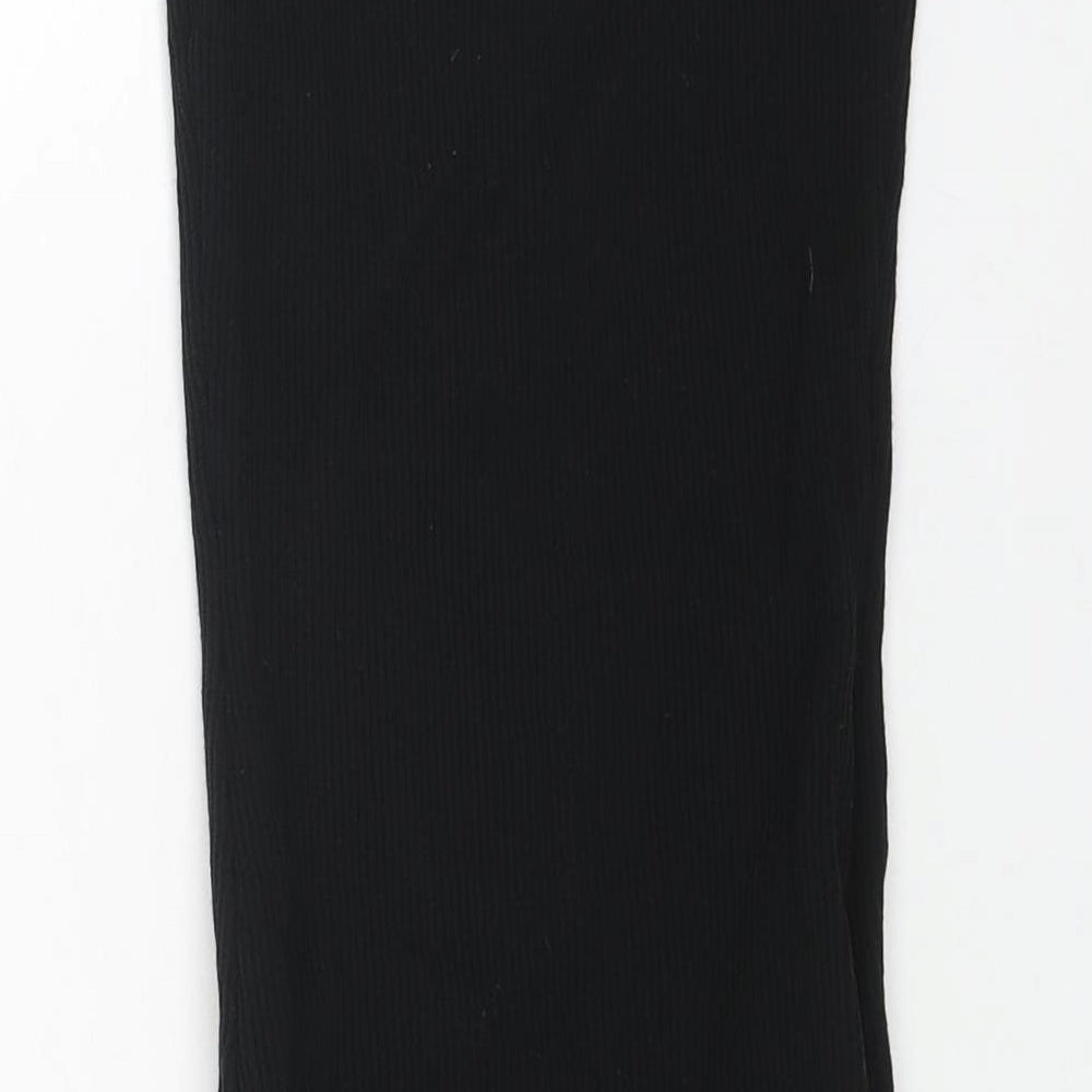 Bershka Womens Black Polyester Shift Size XS Sweetheart Pullover