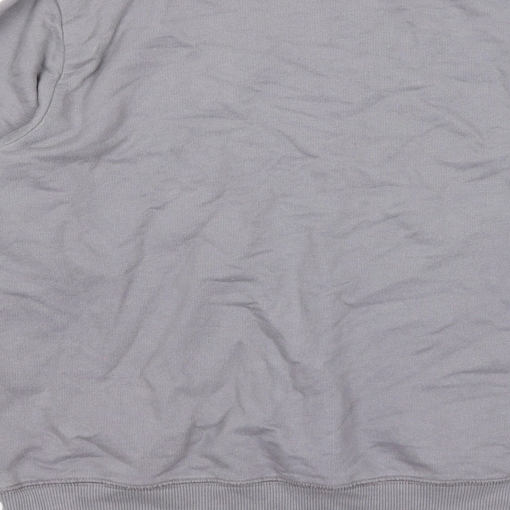 ASOS Womens Grey Cotton Pullover Sweatshirt Size 8 Pullover