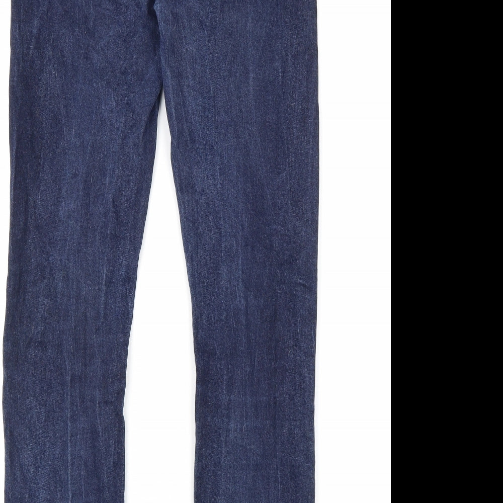 find. Womens Blue Cotton Skinny Jeans Size 32 in L32 in Regular Zip