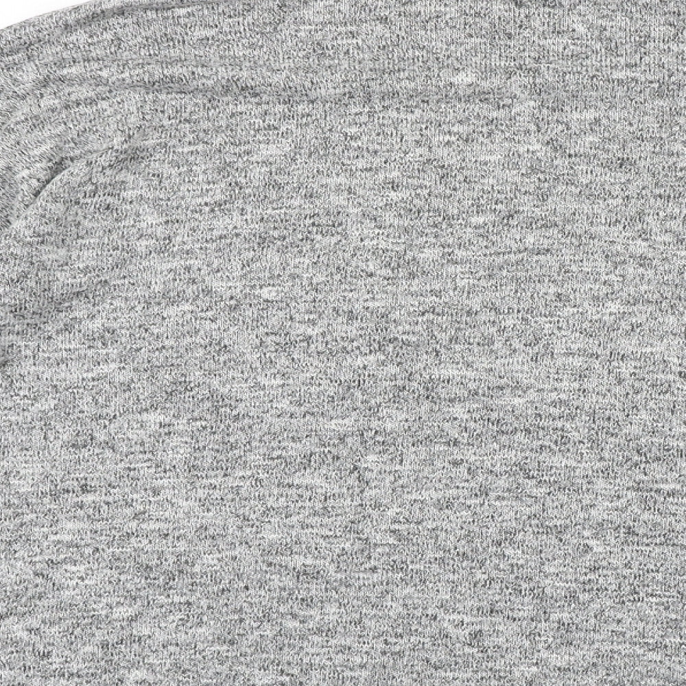 Peacocks Womens Grey High Neck Viscose Pullover Jumper Size 10