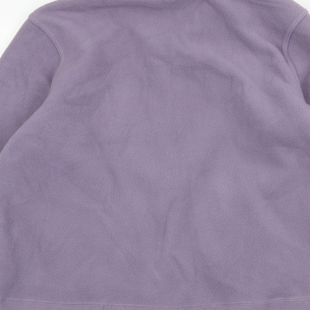 Bonmarché Womens Purple Jacket Size S Zip