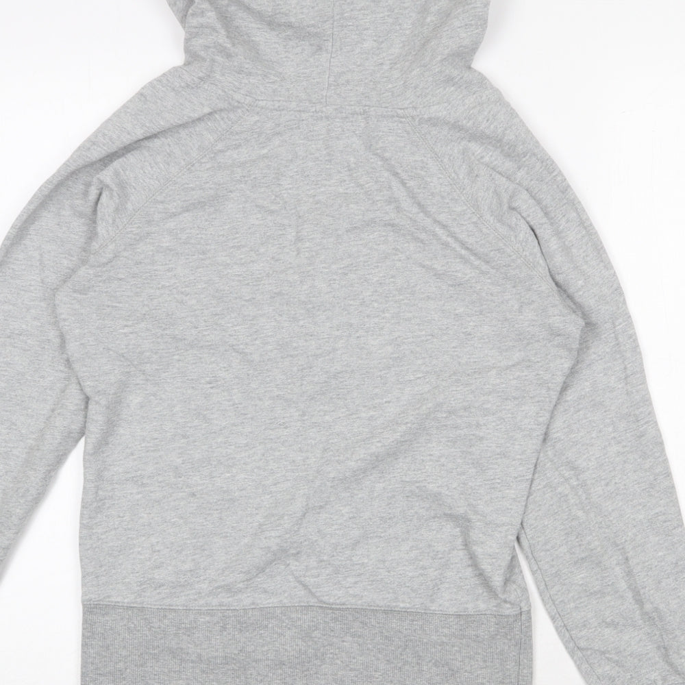 Denim & Co. Womens Grey Cotton Pullover Sweatshirt Size 10 Pullover