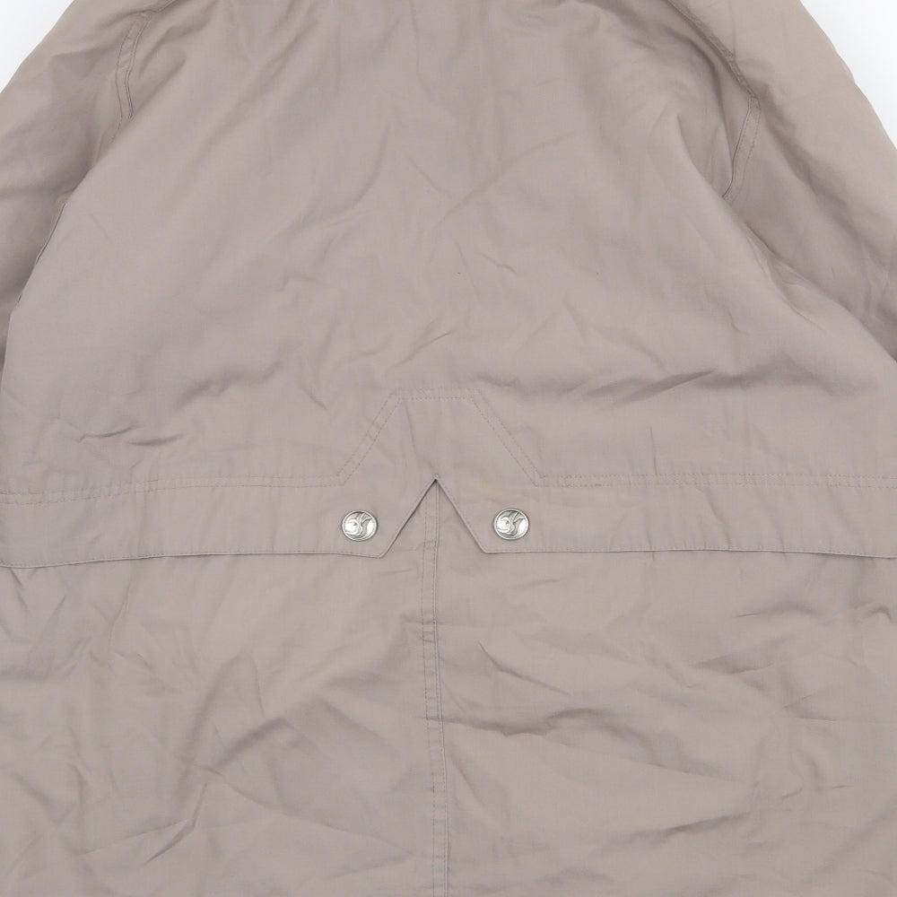 Telemac Womens Grey Jacket Size 10 Zip