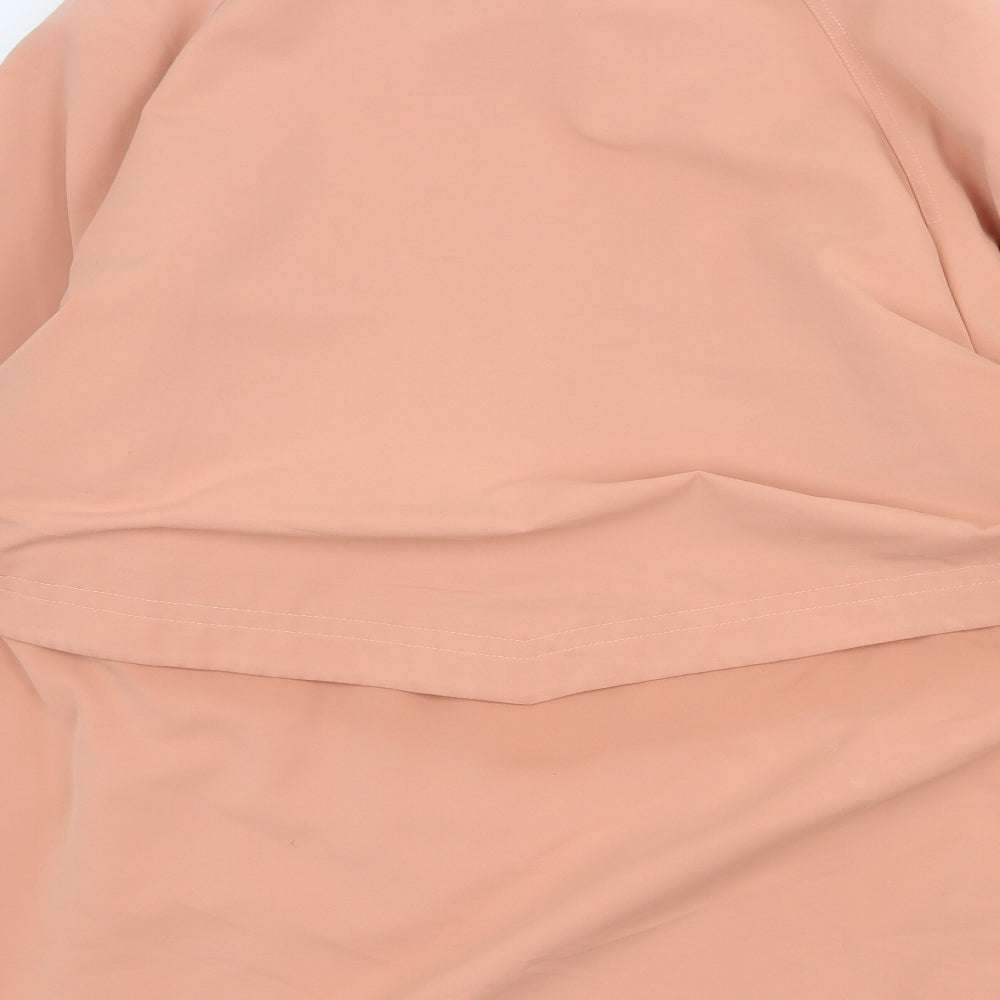 Marks & Spencer Womens Orange Anorak Coat Size 10 Zip