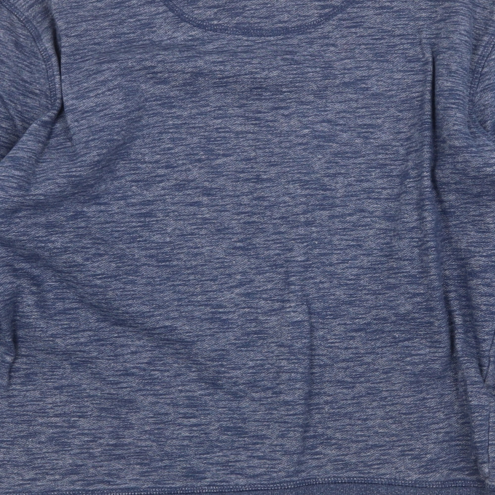 EDC Mens Blue Cotton Pullover Sweatshirt Size S