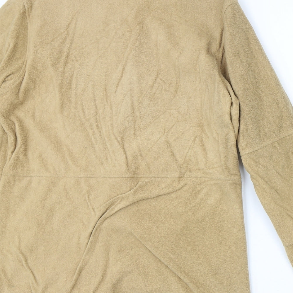 Marks & Spencer Womens Beige Jacket Size 14 Zip